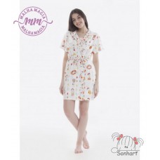 Robe Malha Fina